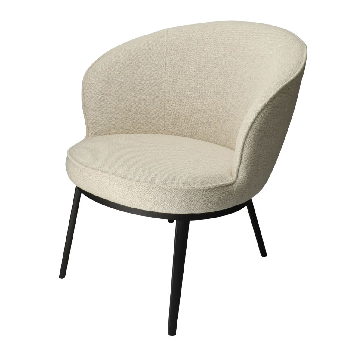 UQ NAGI LOUNGE BOUCLÉ Bézs design Kárpitos beltéri fotel